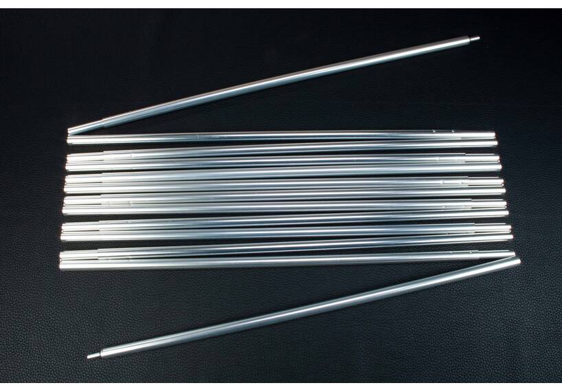 Bogengestänge flexibel Aluminium 650 cm