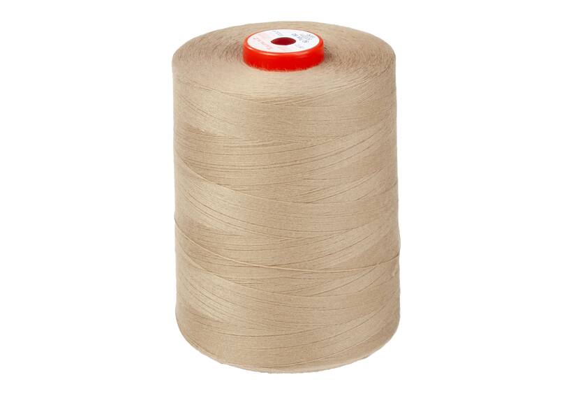 AMANN Nähgarn 50 wasserabweisend 5000 Meter Beige, 5-PACK