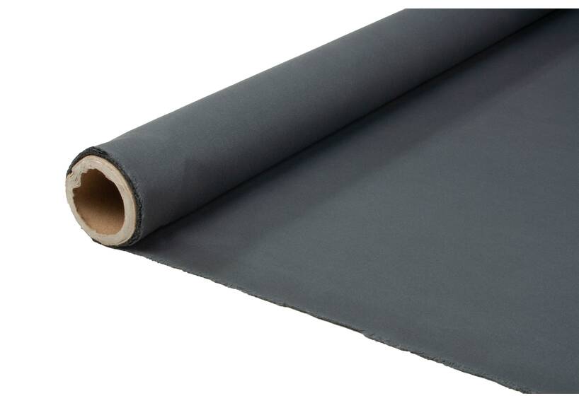 Zeltstoff Ten Cate Baumwolle für Zeltplane 340 Gr/M² 160 cm KD-24, anthrazitgrau 70201