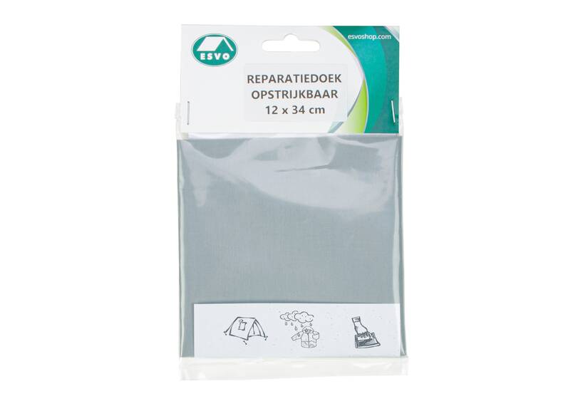 Zeltstoff Reparatursatz grau