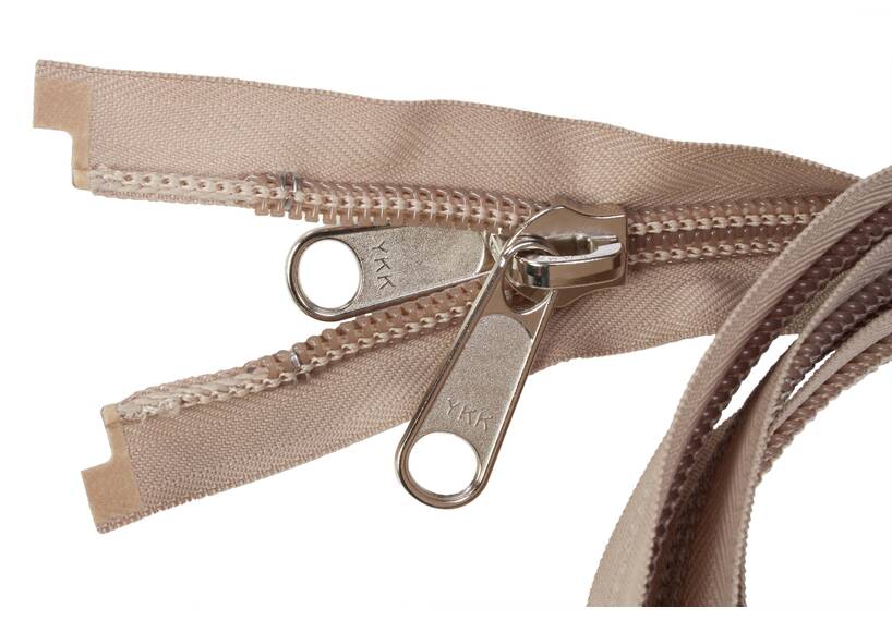 YKK Reißverschlüsse 10 mm teilbar sand, 150 cm