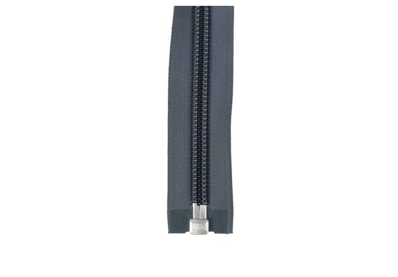 YKK Reißverschlüsse 10 mm teilbar grau, 600 cm