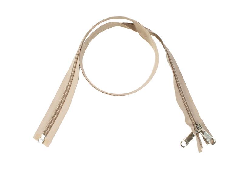 YKK Reißverschlüsse 10 mm teilbar sand, 200 cm