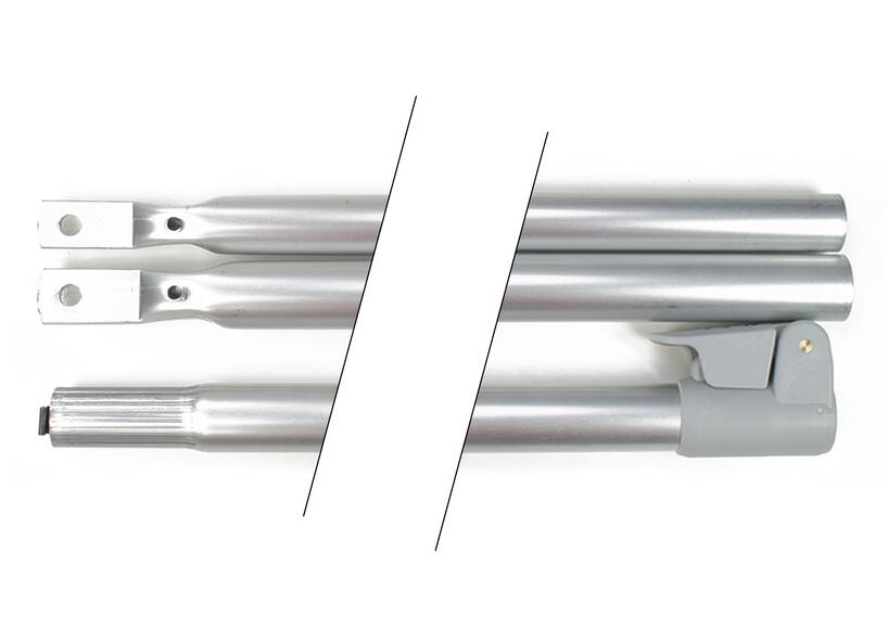 Teleskopierbare Aluminium Firststab 25/22 mm 165 - 245 cm, 3 teilig