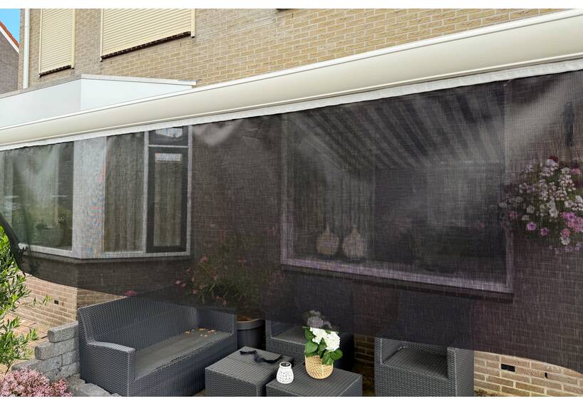 Sonnenschutz ESVO Volant 350 Gr/M² 75 cm, schwarz