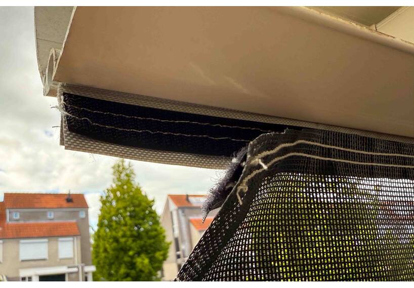 Sonnenschutz ESVO Volant 350 Gr/M² 75 cm, schwarz