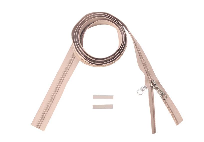 ESVO Reißverschlüsse 10 mm nicht teilbar, sand