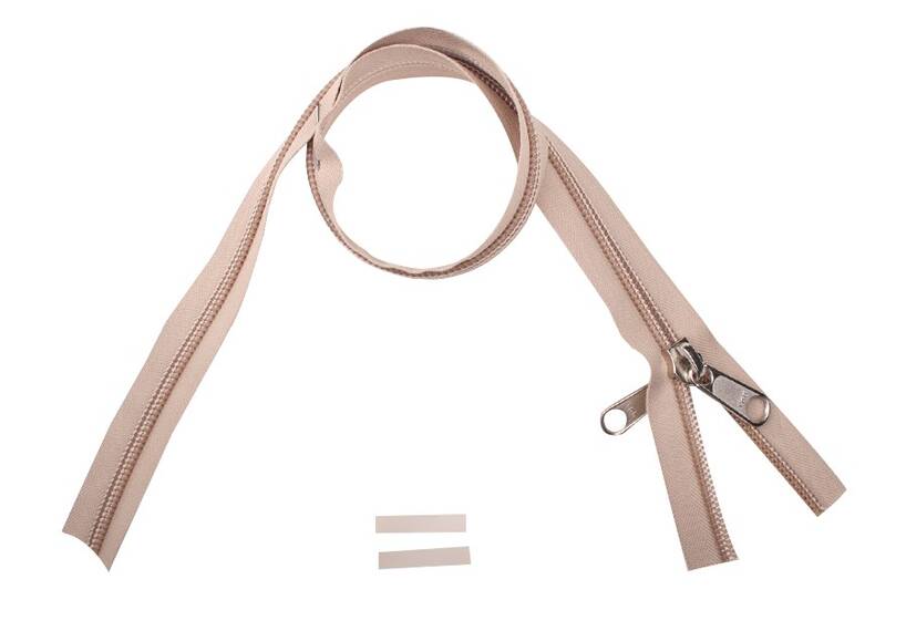 YKK rits 10 mm niet deelbaar beige