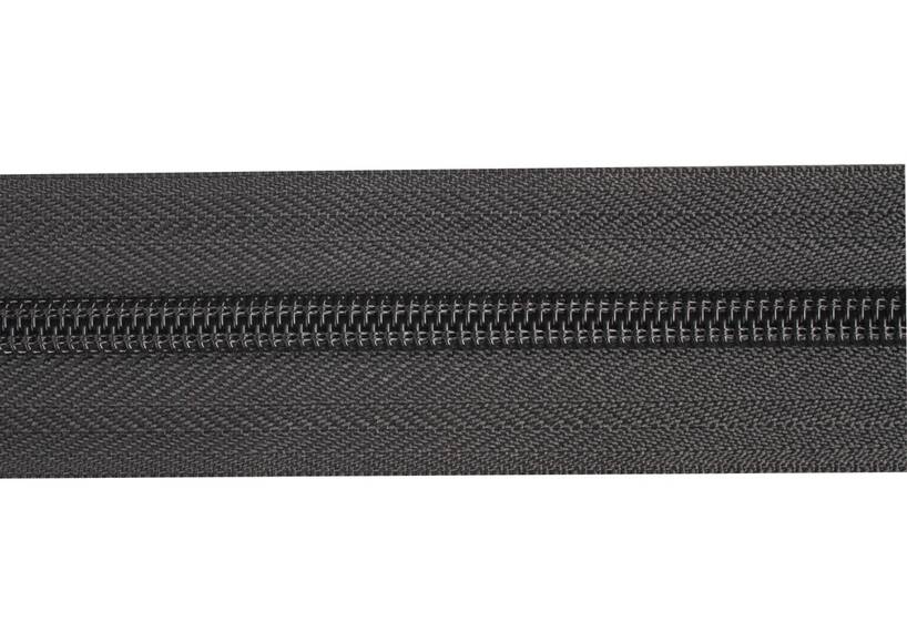 YKK Reißverschlüsse 5 mm nicht teilbar X-form, dunkelgrau