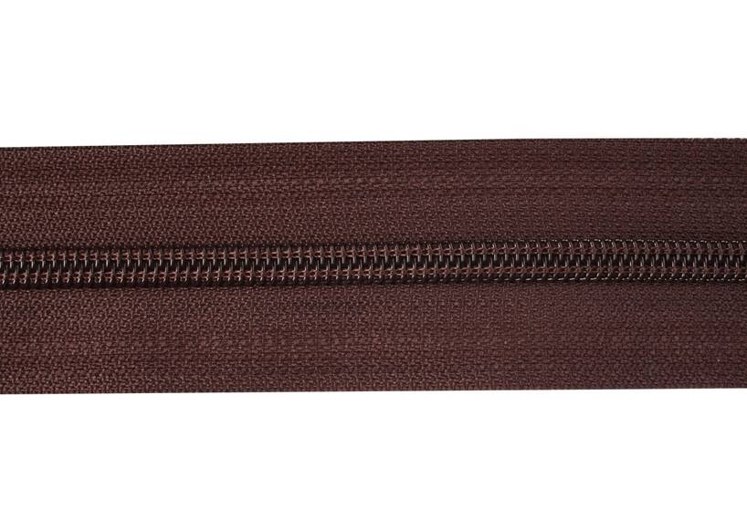 YKK Reißverschlüsse 8 mm nicht teilbar X-form braun