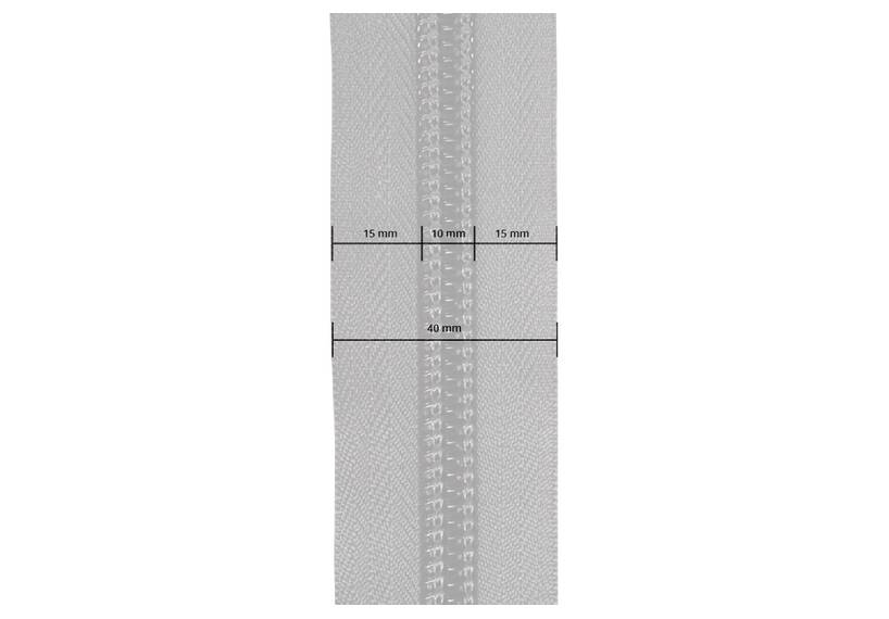 ESVO Reißverschlüsse 10 mm nicht teilbar X-form, sand