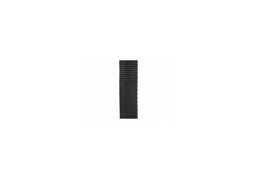 Schnalleband 25 mm PP, schwarz