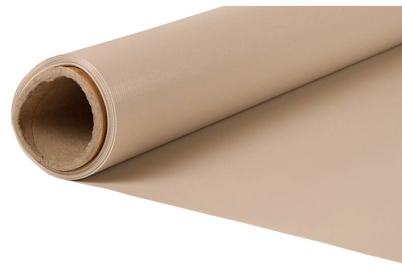 Verstärktes PVC für Abdeckplane und mehr, beige 550 Gr./M²
