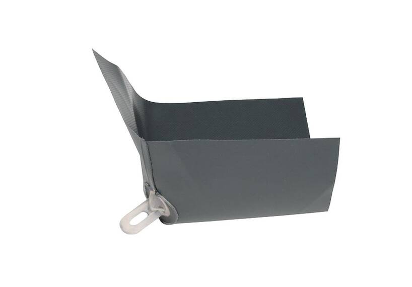 Komplette Zeltbodenecke verklebbar, Antrazit