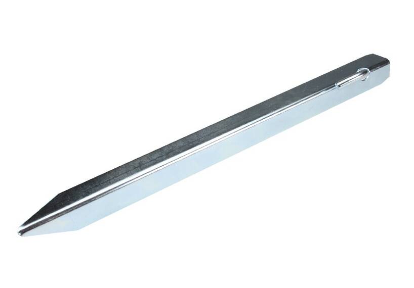 Sturmband Hering 38 cm x 2 mm, stahl, blau-passiviert