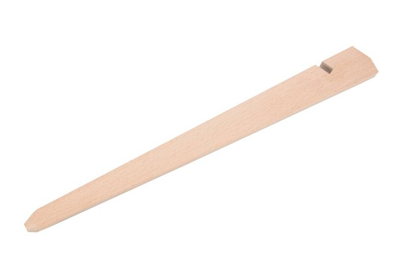 Zelthering Solid, 40 cm holz, extra dick und mit abgerundeter Spitze, 100-PACK