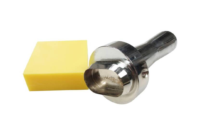 Stanz. Locheisen. Professionel Ösen oval Ø 42 x 22 mm inklusive Stanzblock