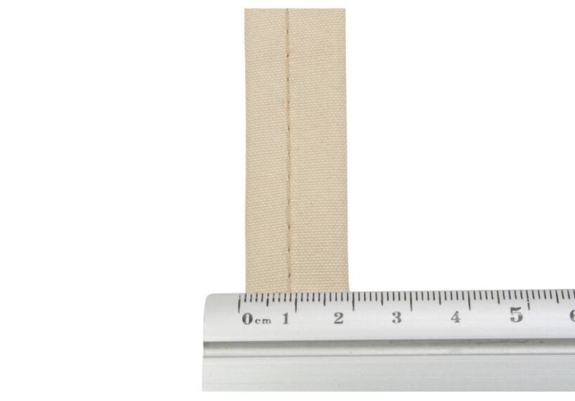Schlaufenband, Zeltstoff, 200 Gr/M², Baumwolle 20 mm, beige