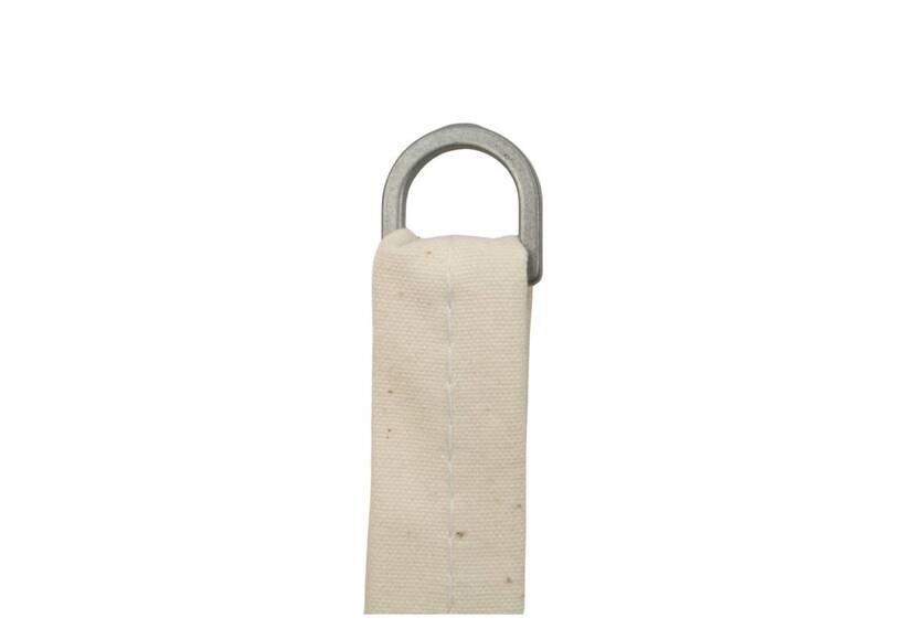 Schlaufenband, Zeltstoff, 200 Gr/M², Baumwolle 20 mm, ecru