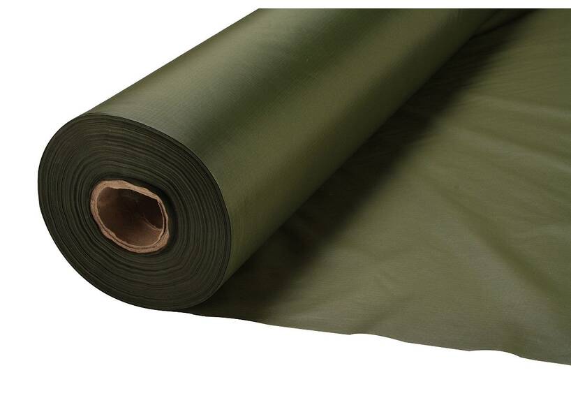 Lichtgewicht nylon ripstop 150 cm, mosgroen 80 gr/m²