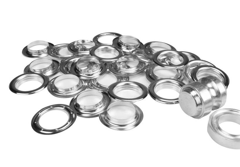 Set ESVO zeilringen 40 mm vernikkeld