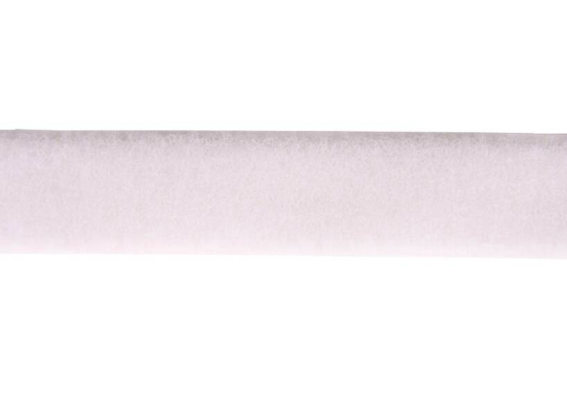 Klettband 50 mm weiß selbstklebend, weiche Seite, Flausch