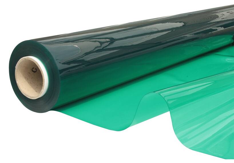 Transparant Zeltfensterfolie FR 140 cm, 0,60 mm, grün