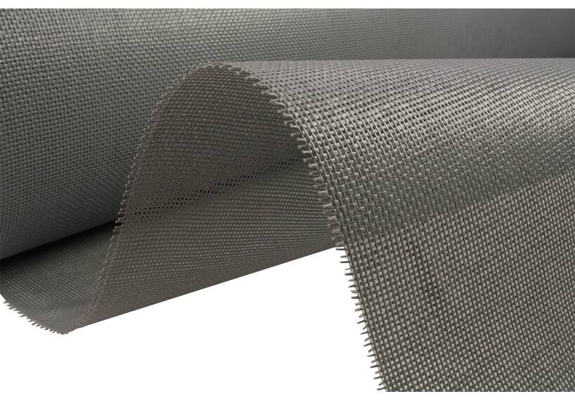 PVC Mesh / Gitter gewebe 210 cm, grau