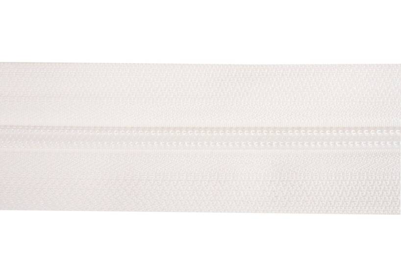 YKK Reißverschlussband 6 mm nicht teilbar, weiss