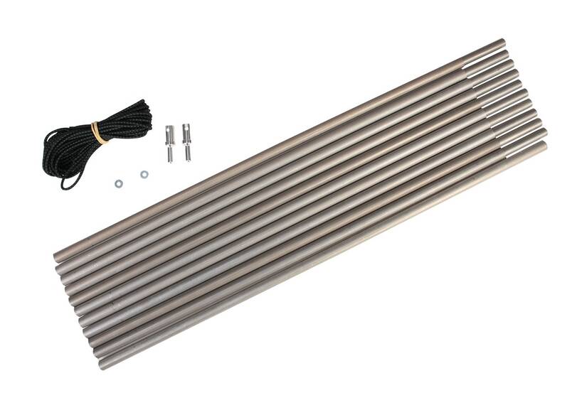 MOSTERT doe het zelf stokkenpakket aluminium, 360 - 405 cm