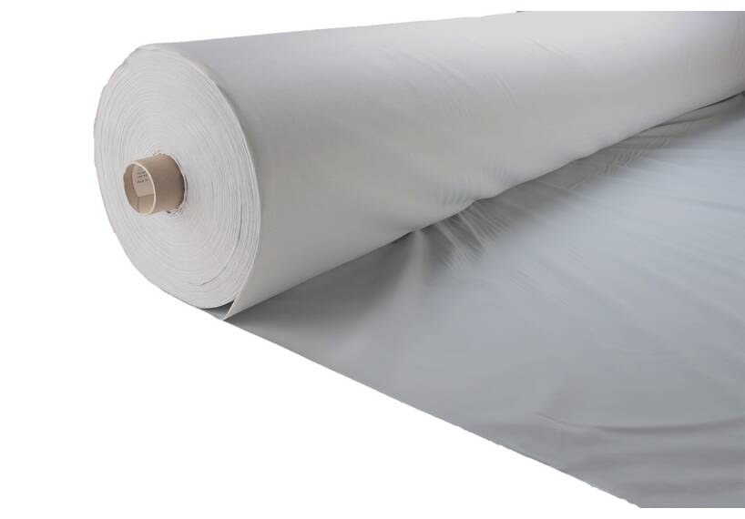 Stretch Stoff wasserdicht  Silber-grau, 220 cm