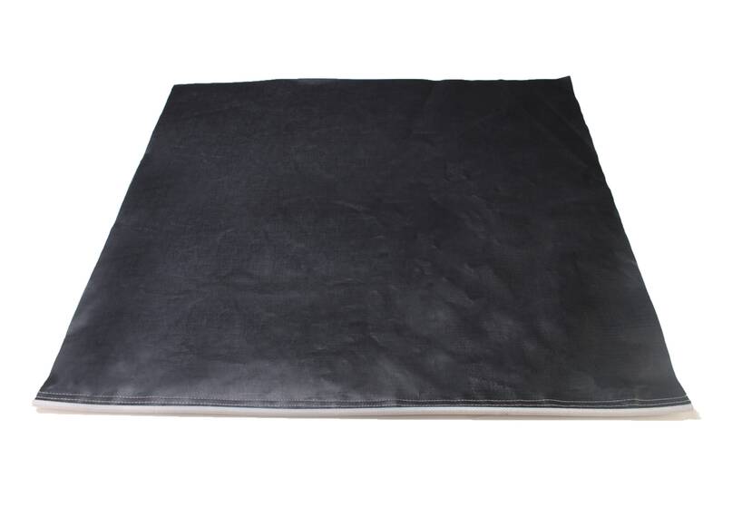 Radkastenabdeckung schwarz 80 cm