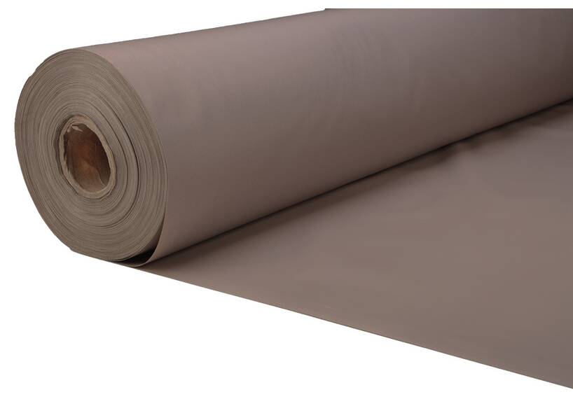 Polyester Stoff, flammhemmend, wasserdicht, UV-beständig, beige, 265 gr/m², 150 cm