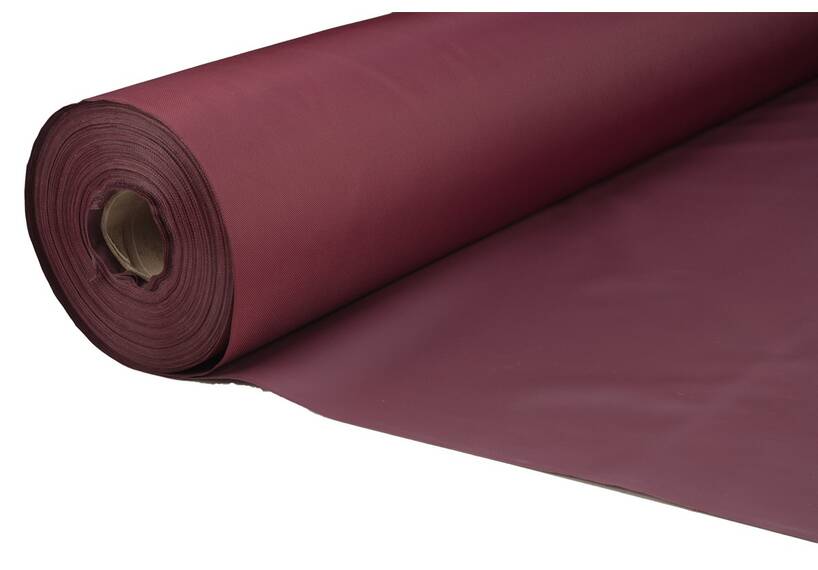Polyester Stoff, flammhemmend, wasserdicht, UV-beständig, braunrot, 265 gr/m², 150 cm